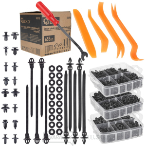 Sada autospon a čapov + sťahováky 655 ks Sada autospon a čapov + sťahováky 655 ks gallery main image