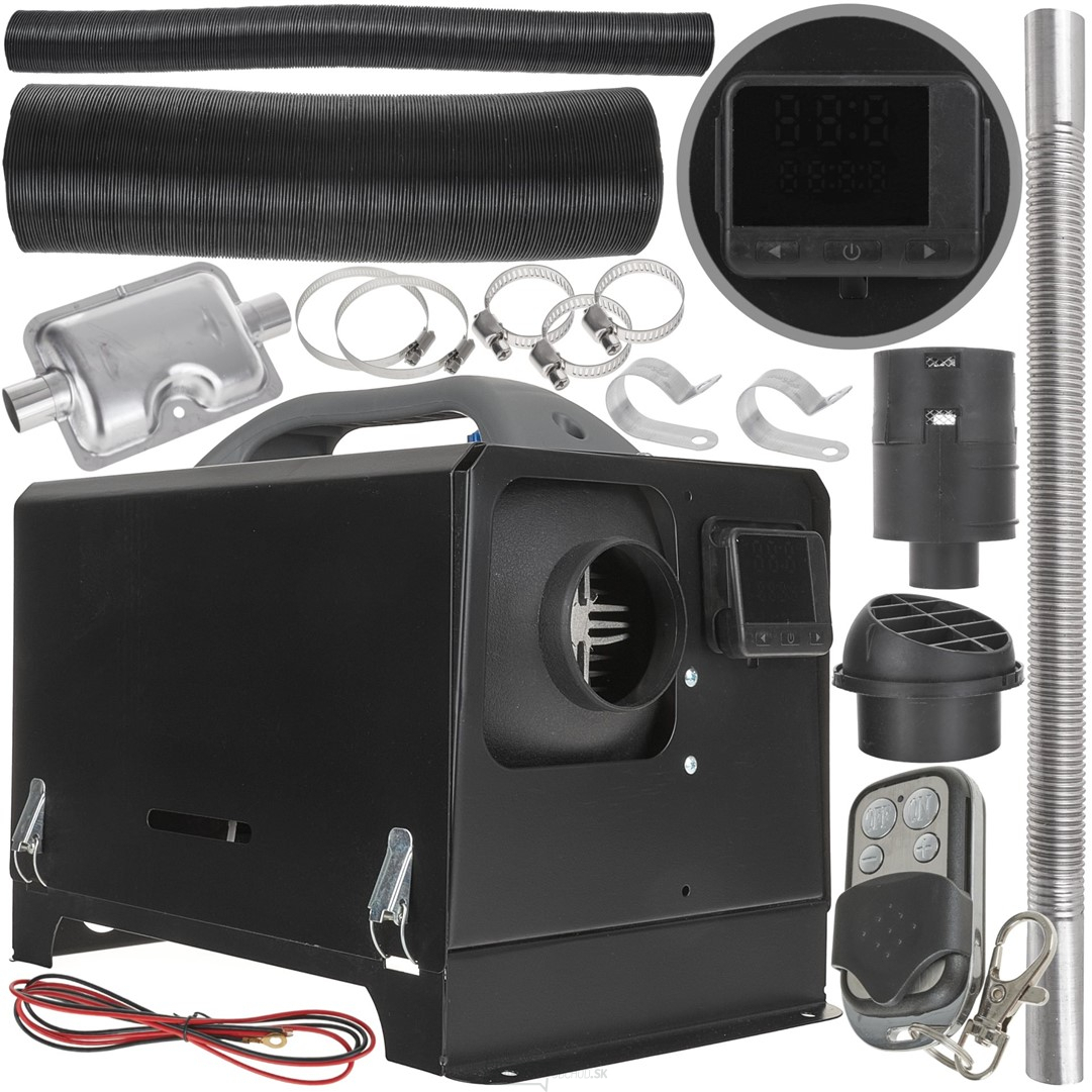 Kúrenie do auta - naftové nezávislé kúrenie 12V 8KW