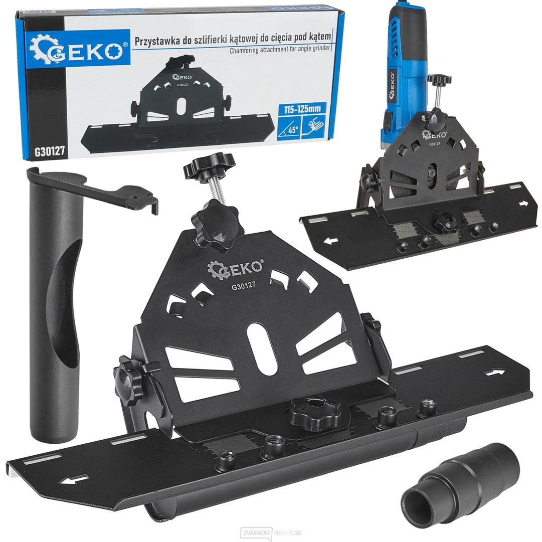Nadstavec pre uhlovú brúsku 115-125mm na rezanie pod uhlom 45°