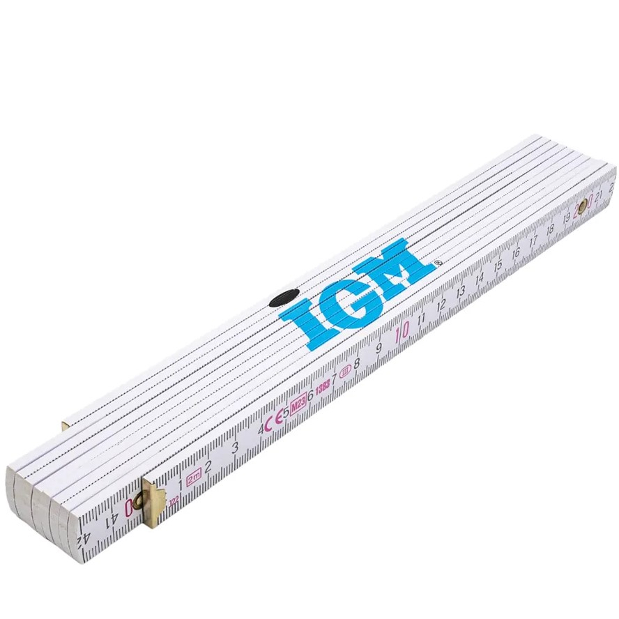 IGM Skladací meter s uhlomerom 2m MER-SK2M