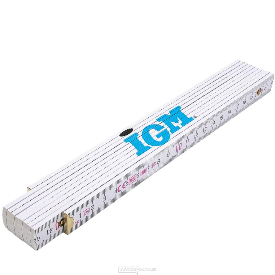 IGM Skladací meter s uhlomerom 2m IGM Skladací meter s uhlomerom 2m gallery main image