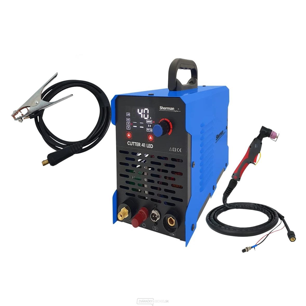 Plazmová rezačka Sherman Cutter 41 LED + Horák + Káble