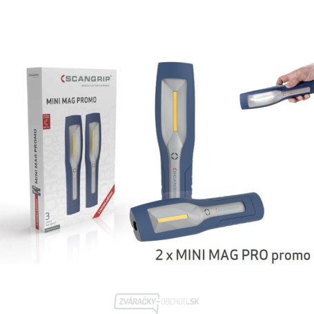 Pracovné svietidlo SCANGRIP 2x MINI MAG PRO gallery main image