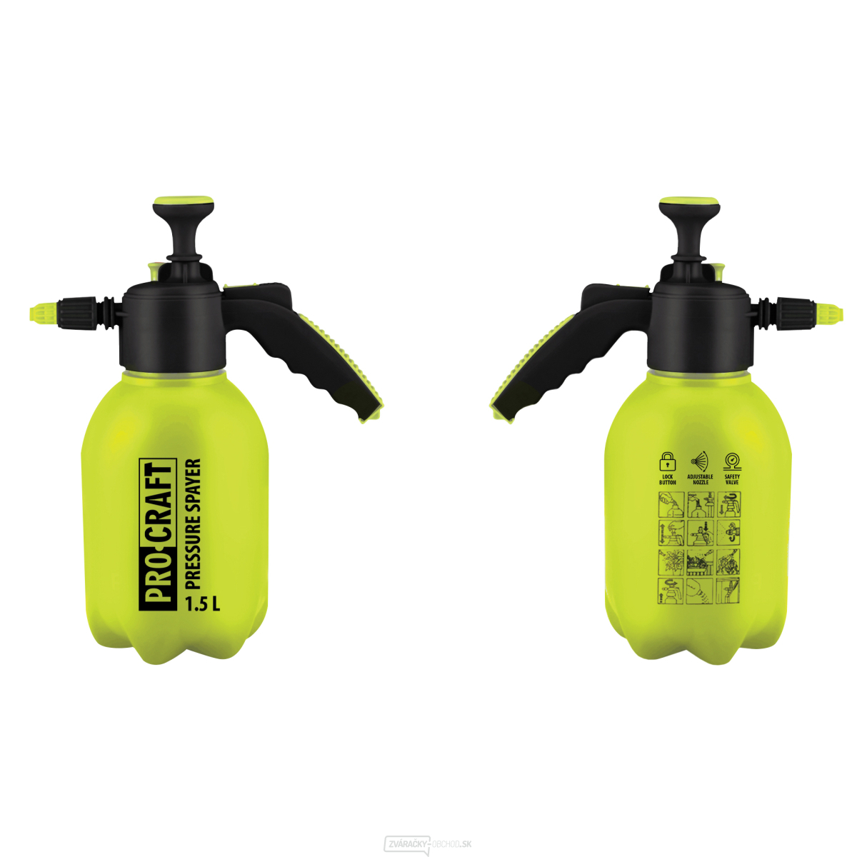 Ručný tlakový postrekovač Procraft HS-1,5 | HS-1,5