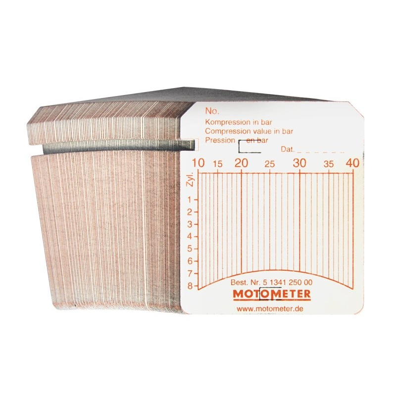 Záznamové karty MOTOMETER 10-40 bar