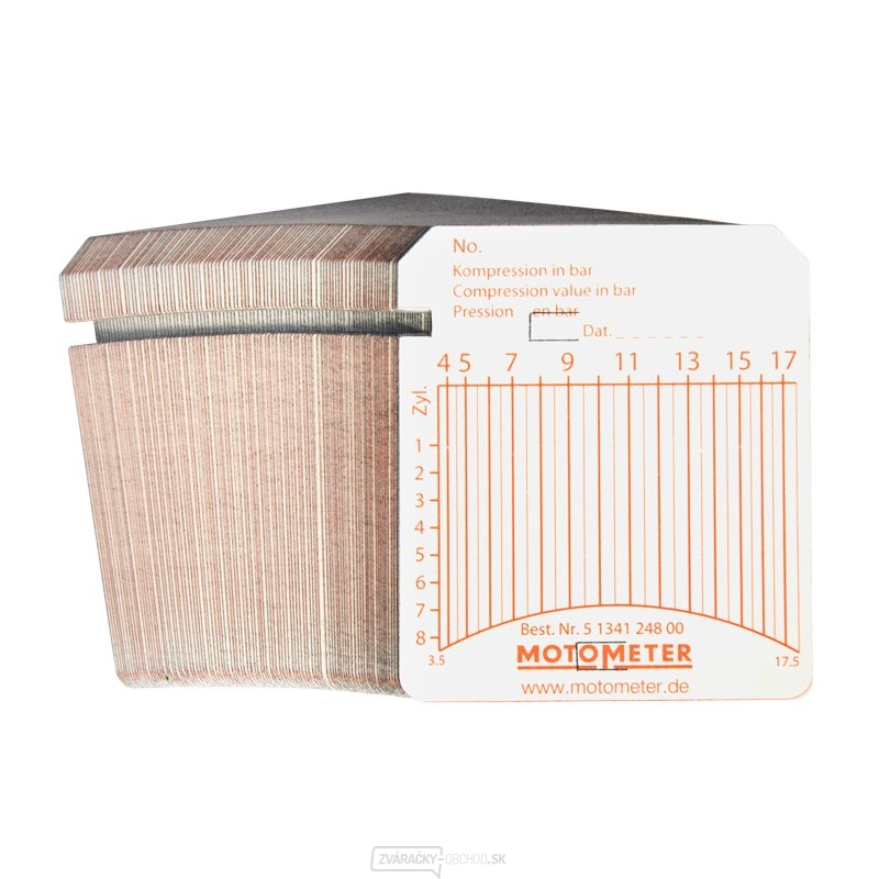 Záznamové karty MOTOMETRA 3,5-17,5 bar