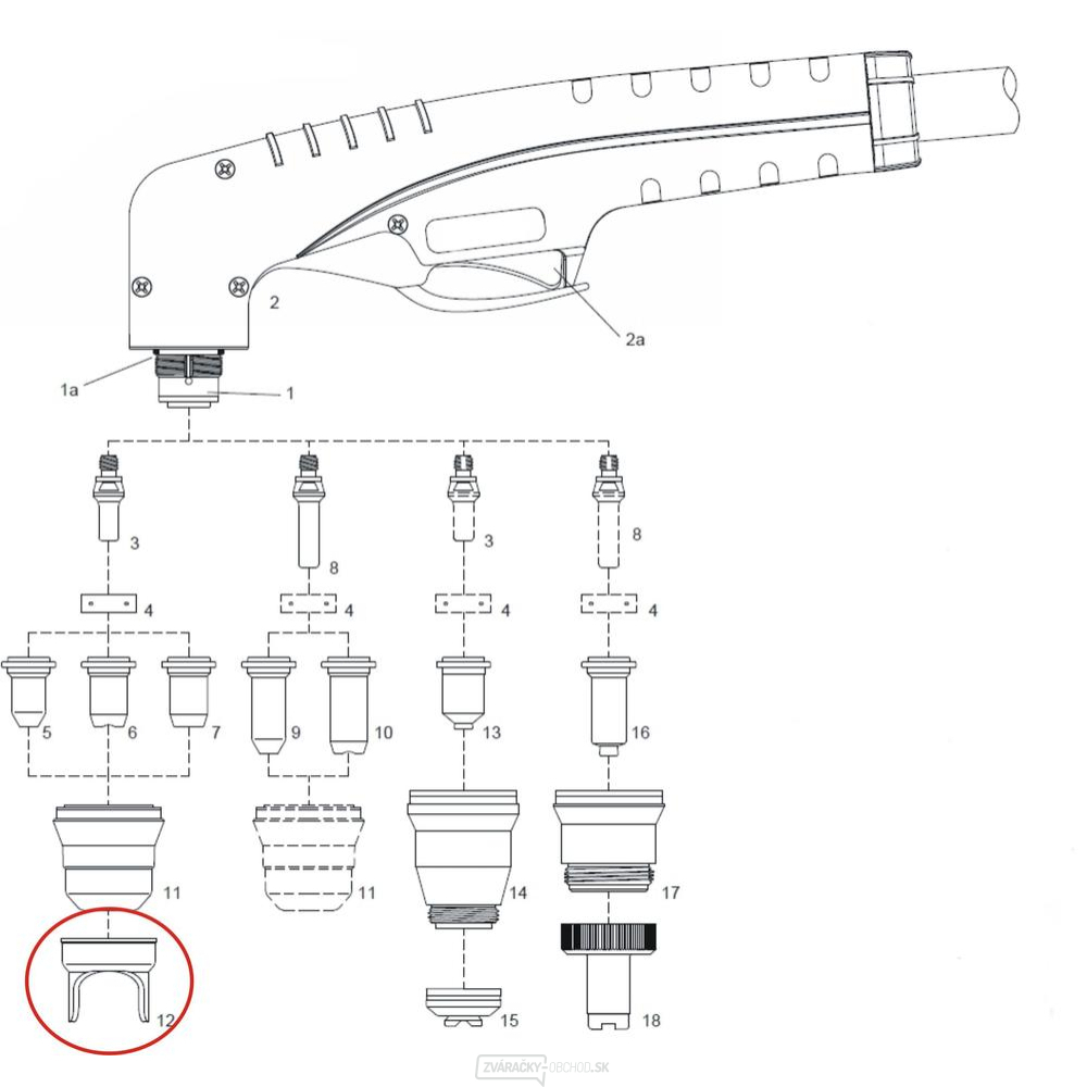 Vedenie hubice PANTERMAX® CUT 50LED IPT-40/SC60