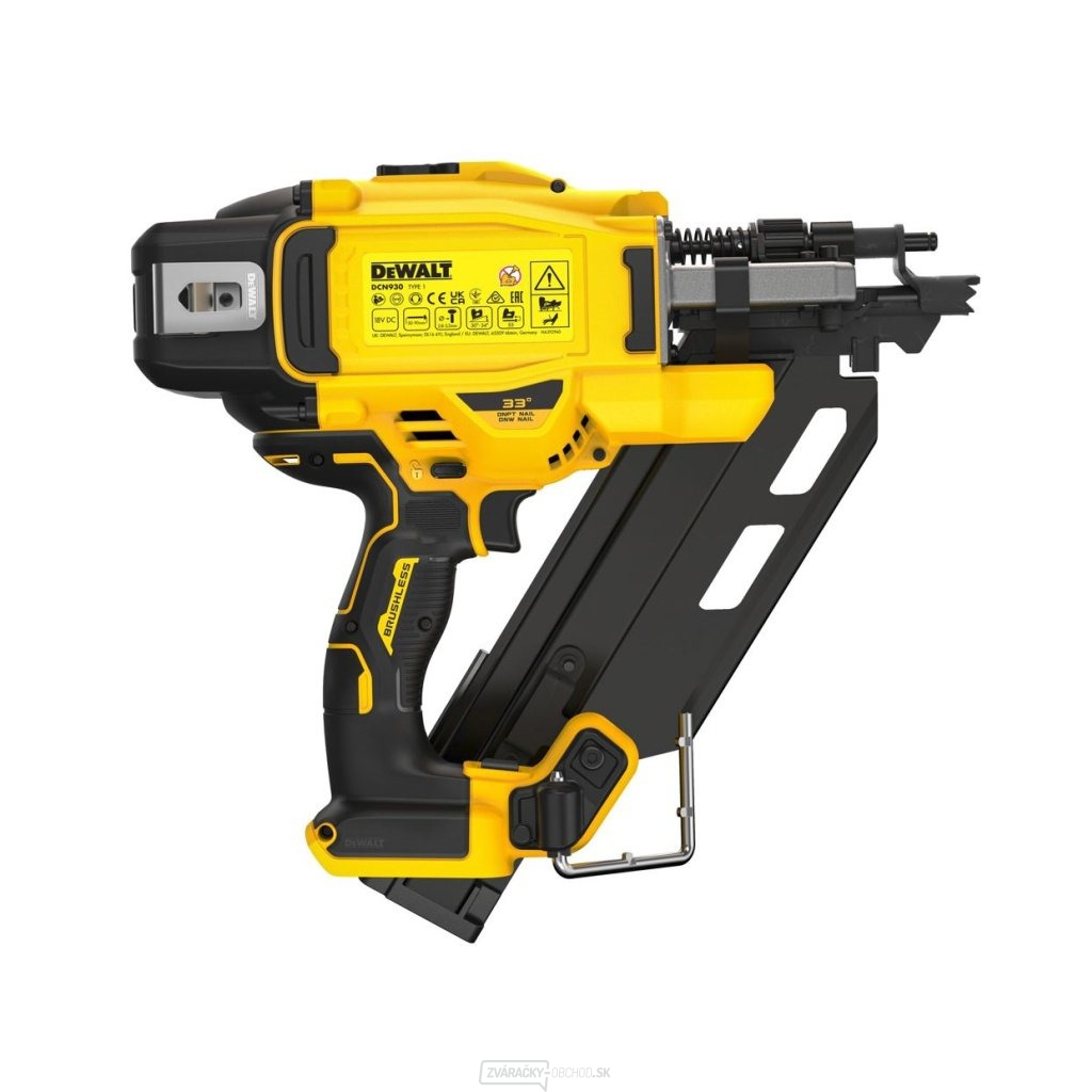 AKU klincovačka DeWALT DCN930N 18V, bez aku a nabíjačky AKU klincovačka DeWALT DCN930N 18V, bez aku a nabíjačky gallery main image