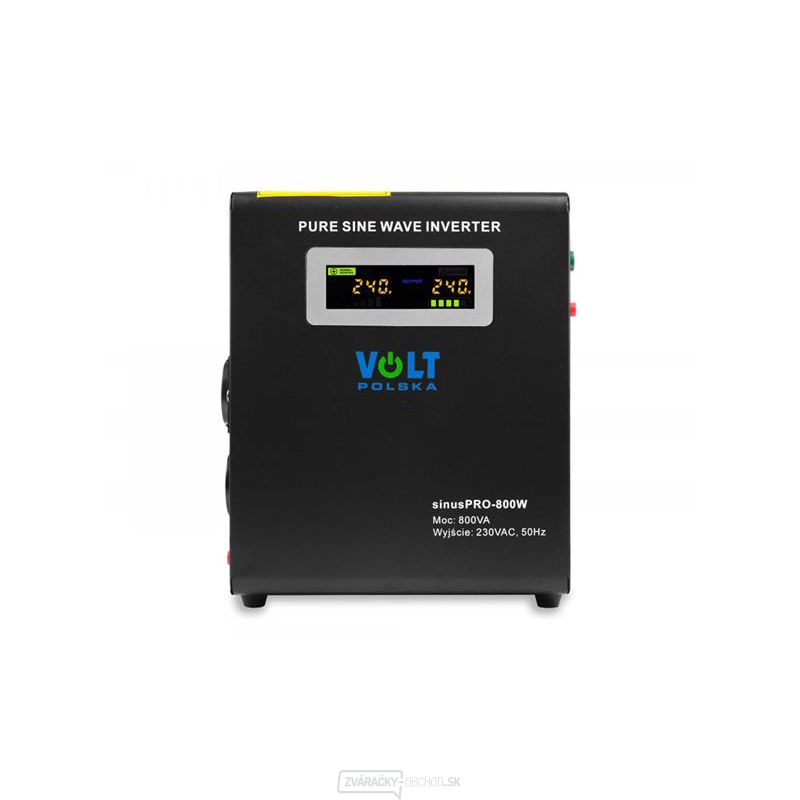 Zdroj záložný VOLT Sinus Pro 800 W 12V 230V 800VA 500W Black