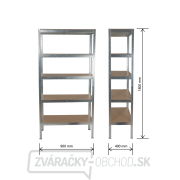 Policový regál | 5 políc | 900 x 400 x 1800 mm Matabro MB-SH01, Policový regál | 5 políc | 900 x 400 x 1800 mm Matabro MB-SH01, náhled