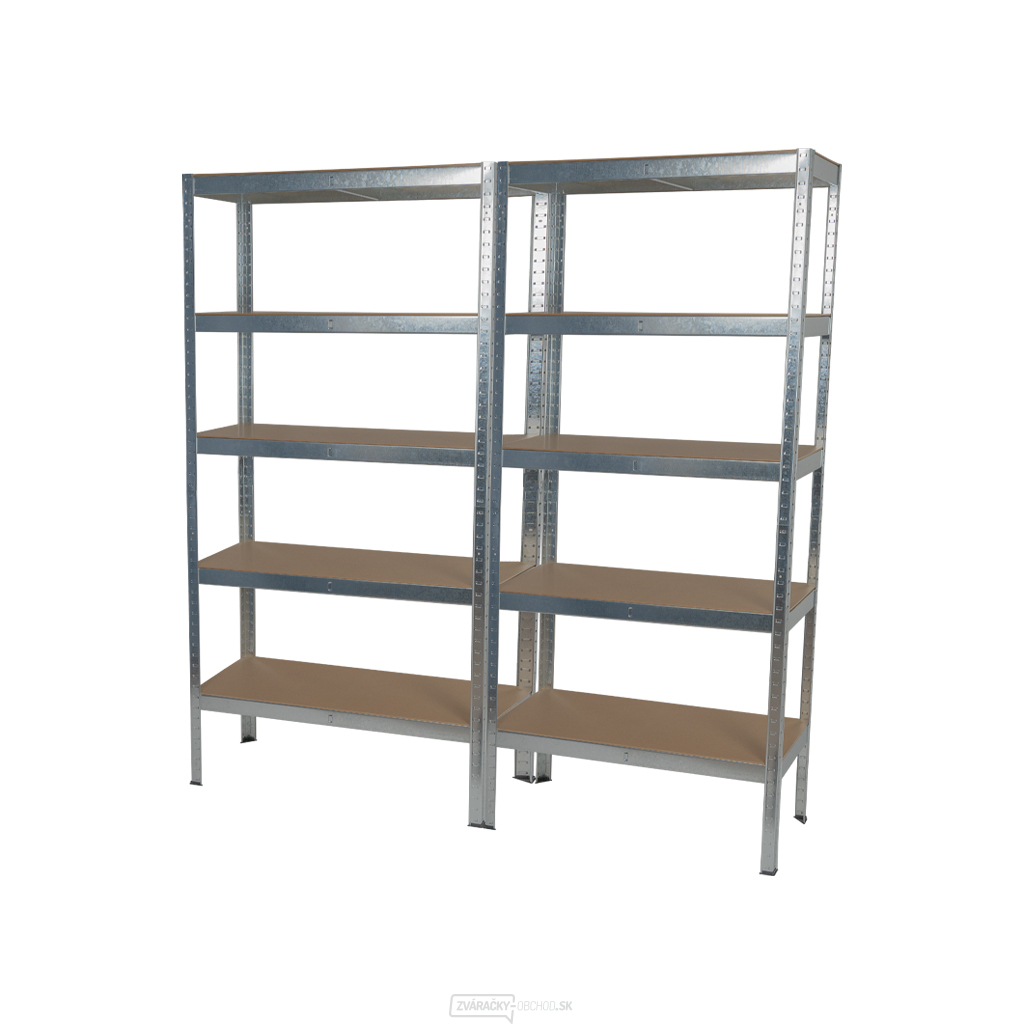 Policové regály | 2 ks | 5 políc | 900 x 400 x 1800 mm Matabro MB-SH02