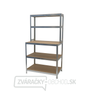 Policový regál s pracovnou plochou | 5 políc | 1000 x 600 x 1800 mm Matabro MB-SH08 Policový regál s pracovnou plochou | 5 políc | 1000 x 600 x 1800 mm Matabro MB-SH08 gallery main image