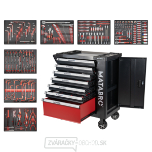 Dielenský vozík s náradím | 7 zásuviek | 299 ks Matabro MB-TC04 Dielenský vozík s náradím | 7 zásuviek | 299 ks Matabro MB-TC04 gallery main image