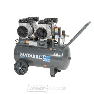 Bezolejový kompresor Matabro MB-K203 50l, 230V | 2200W Bezolejový kompresor Matabro MB-K203 50l, 230V | 2200W gallery main image
