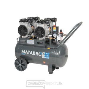 Bezolejový kompresor Matabro MB-K204 50l, 230V | 3000W Bezolejový kompresor Matabro MB-K204 50l, 230V | 3000W gallery main image