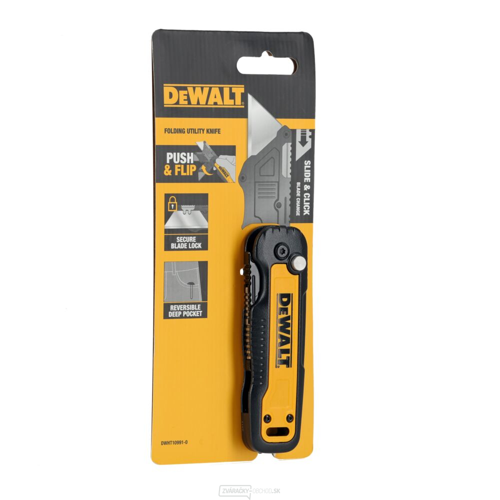 Sklápací nôž s pevnou čepeľou DeWALT DWHT10991-0 Sklápací nôž s pevnou čepeľou DeWALT DWHT10991-0 gallery main image