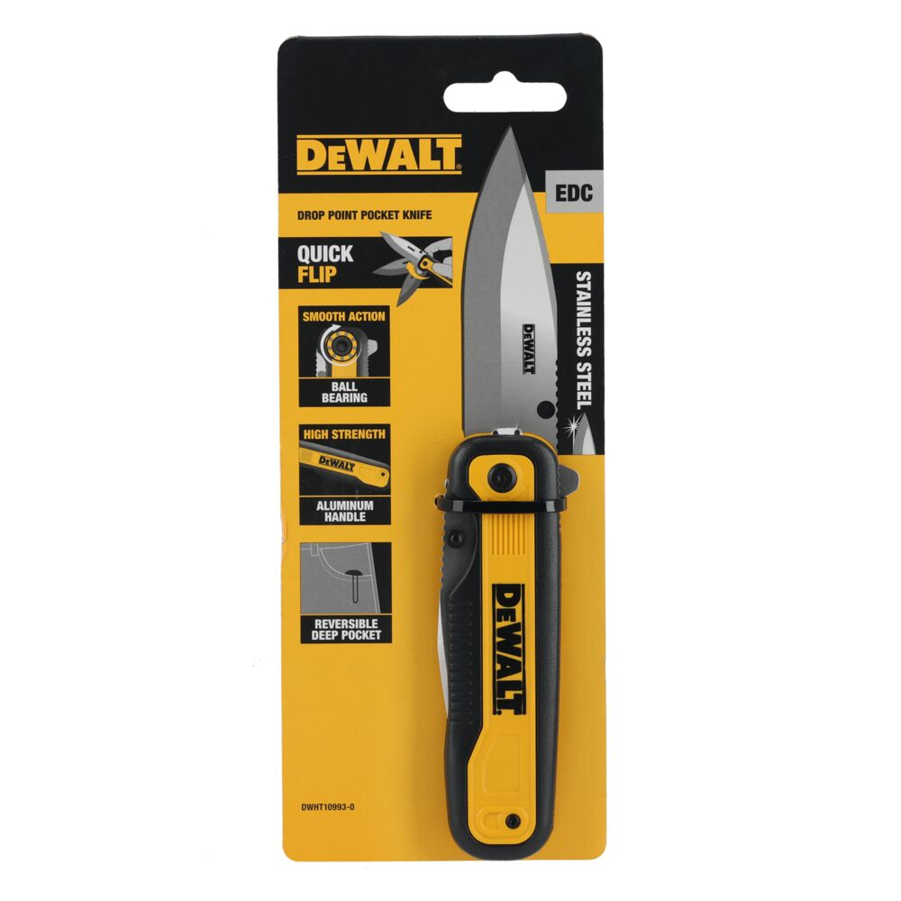 Skladací nôž s pevnou čepeľou DeWALT DWHT10993-0