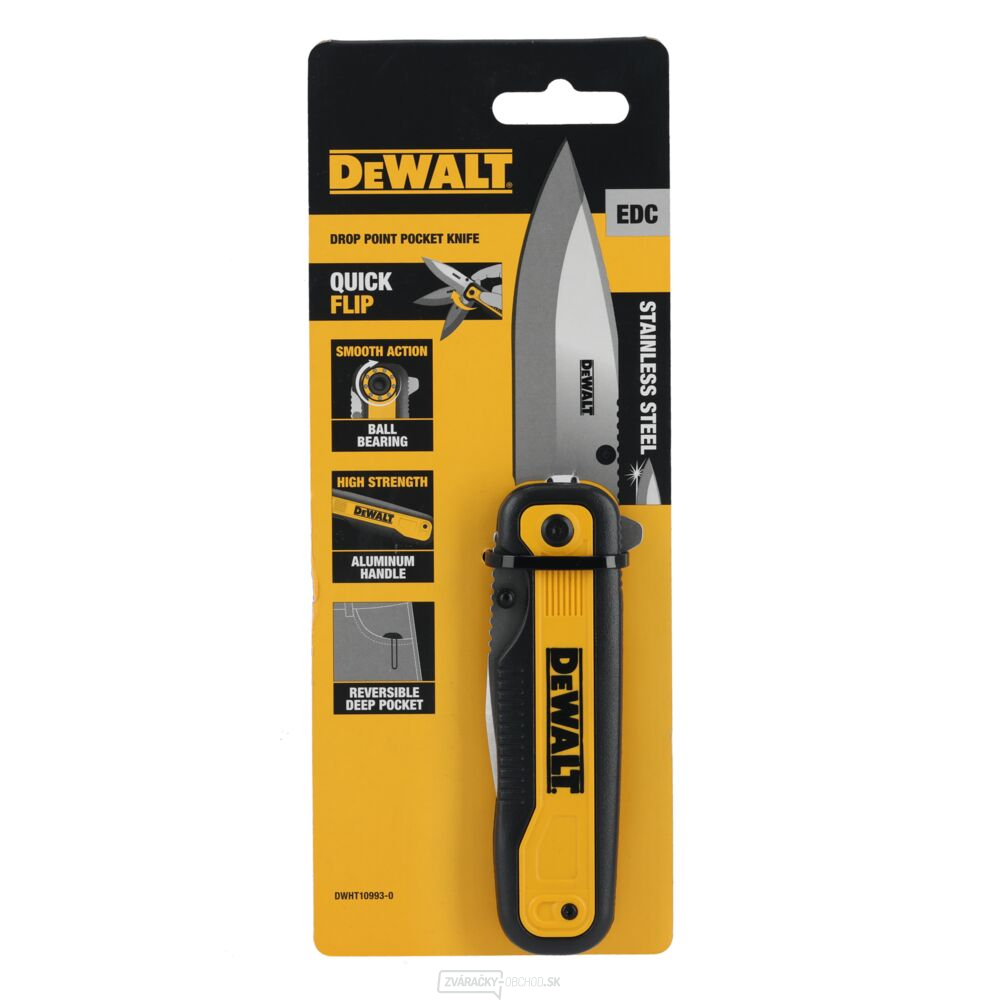 Skladací nôž s pevnou čepeľou DeWALT DWHT10993-0