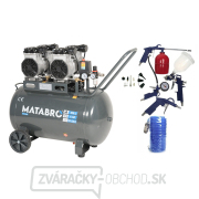 AKCIOVÁ SET SETMB-K205, Bezolejový kompresor 100l, 230V, 4 piesty s príslušenstvom| 4000W | Matabro AKCIOVÁ SET SETMB-K205, Bezolejový kompresor 100l, 230V, 4 piesty s príslušenstvom| 4000W | Matabro gallery main image