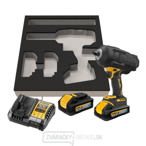 AKU rázový uťahovák s veľkým momentom DeWALT DCF961H2G 18V, 2x5Ah, nabíjačka, PUR AKU rázový uťahovák s veľkým momentom DeWALT DCF961H2G 18V, 2x5Ah, nabíjačka, PUR gallery main image
