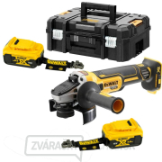 AKU Uhlová brúska 125mm DeWALT DCG406P2LRT 18V, 2x 5Ah, bez nabíjačky, Tstack AKU Uhlová brúska 125mm DeWALT DCG406P2LRT 18V, 2x 5Ah, bez nabíjačky, Tstack gallery main image