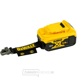 Batéria so zaisťovacím popruhom DeWALT DCB184LR 5Ah, 117 mm Batéria so zaisťovacím popruhom DeWALT DCB184LR 5Ah, 117 mm gallery main image