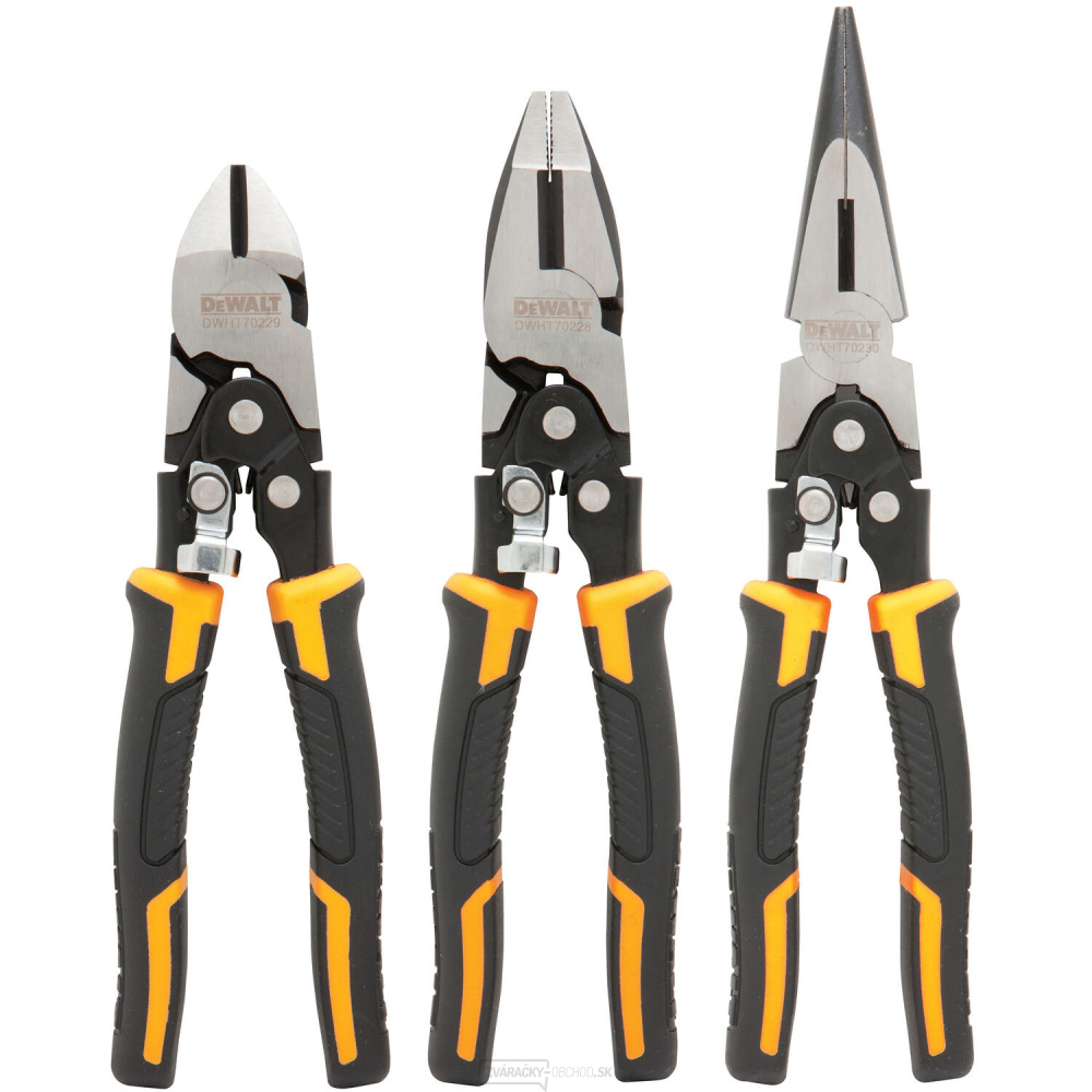 Kombinované kliešte DeWALT DWHT0-70485 3 ks