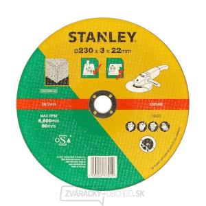 Stanley rezný kotúč na betón a kameň Stanley rezný kotúč na betón a kameň