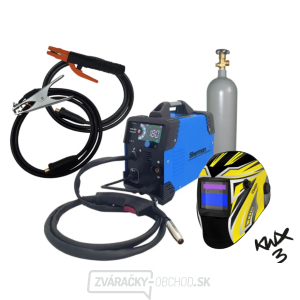 Invertorová zváračka Sherman MIG 180 Easywork + Horák + Káble + kukla KWX3 + magnet + Plná fľaša CO2  Invertorová zváračka Sherman MIG 180 Easywork + Horák + Káble + kukla KWX3 + magnet + Plná fľaša CO2  gallery main image
