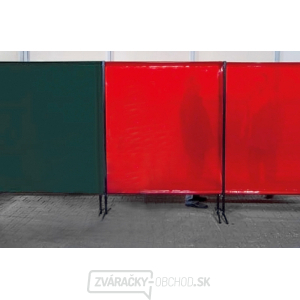 Ochranná zástena TransEco 1450 V, červená 1450 × 1870 mm Ochranná zástena TransEco 1450 V, červená 1450 × 1870 mm gallery main image