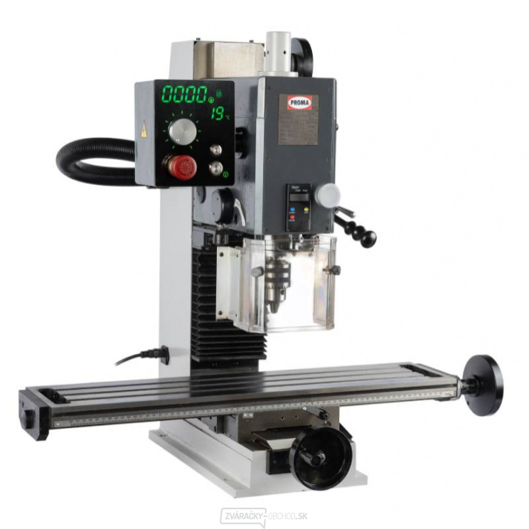 Frézka na kov FPM-20B s LED zrkadlovým displejom