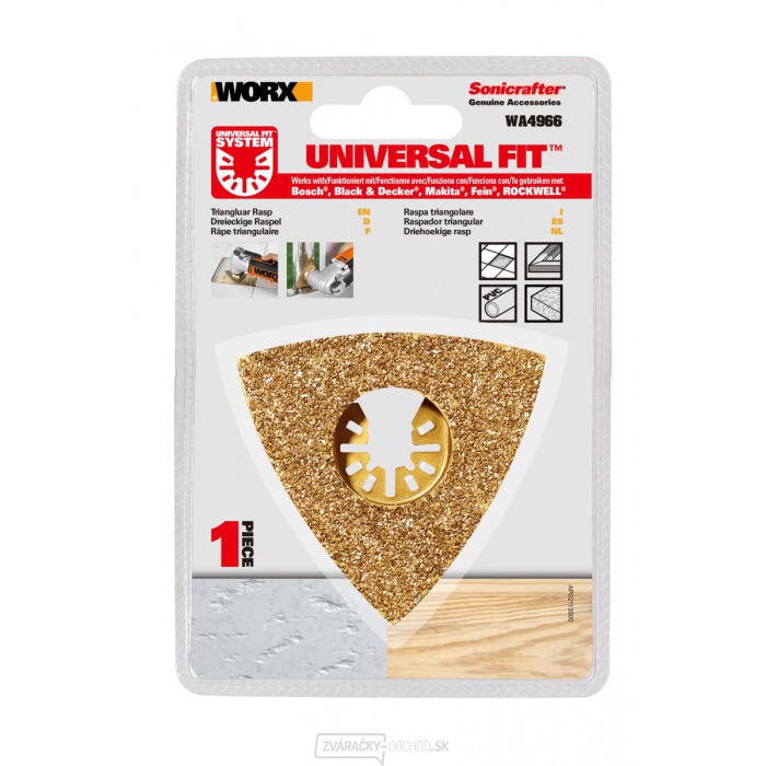 Karbidová brúsna doska WA4966 (delta) 1 ks, sonicrafter