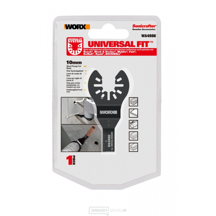 Pílový list WA4986 (univerzál), 3/8", 1 ks, sonicrafter