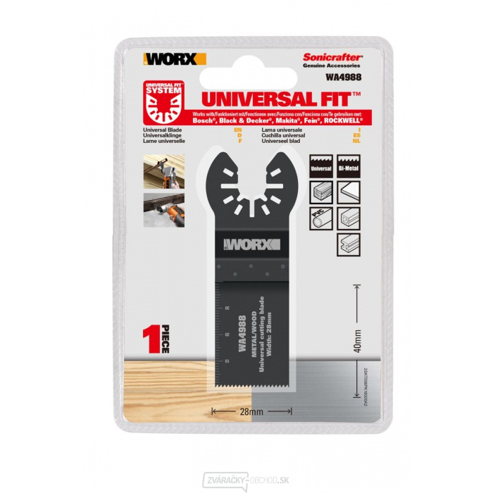 Pílový list WA4988 (univerzál), 1,1