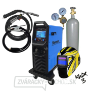 Synergický invertorový zvárací stroj DIGIMIG 351 COMBO PULSE LCD + Horák + Káble + Kukla + plná Fľaša Co2+ Red. Ventil Synergický invertorový zvárací stroj DIGIMIG 351 COMBO PULSE LCD + Horák + Káble + Kukla + plná Fľaša Co2+ Red. Ventil gallery main image