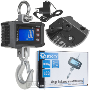 Elektronická skladová háková váha 1000 kg Elektronická skladová háková váha 1000 kg gallery main image