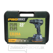 Aku vŕtací skrutkovač Procraft Industrial CD20A | CD20A náhled