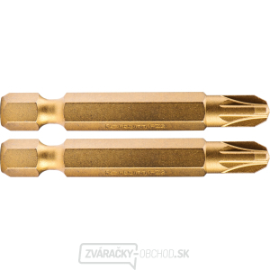 Hrot krížový pozidriv, sada 2ks, PZ 3x50mm, titán. úprava, S2 Hrot krížový pozidriv, sada 2ks, PZ 3x50mm, titán. úprava, S2 gallery main image