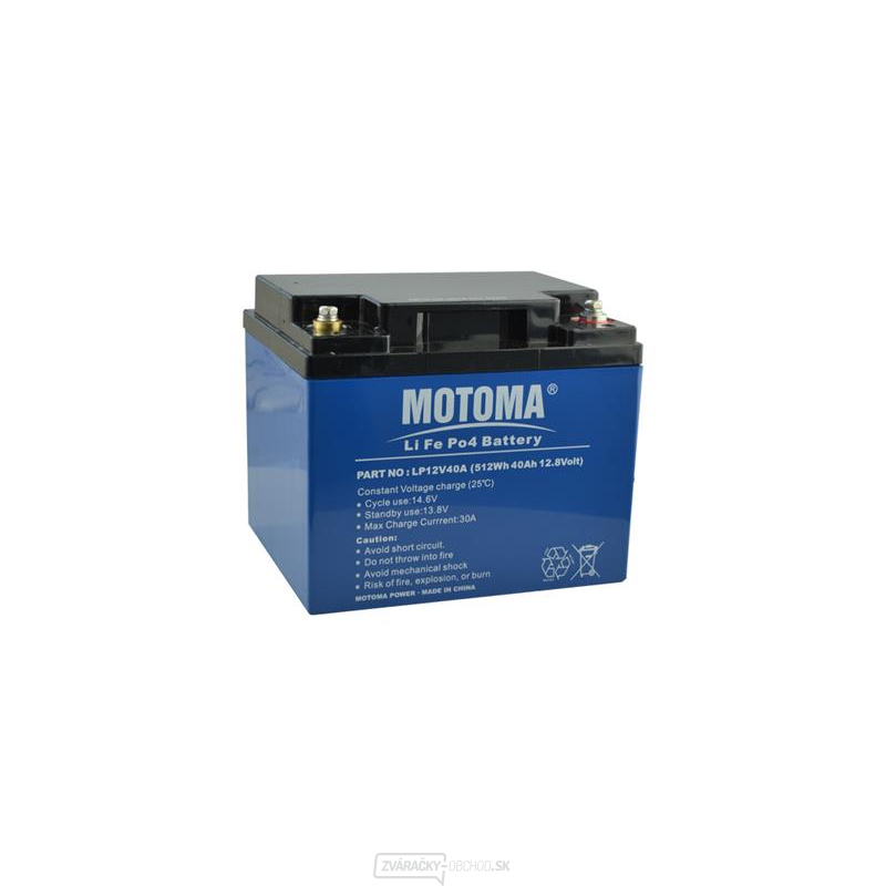 LiFePO4 12V/40Ah MOTOMA batéria pre soláre