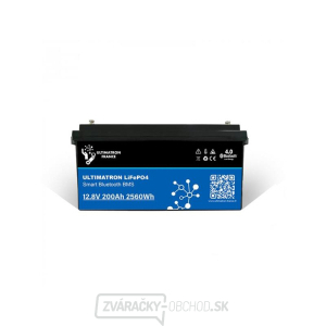 Batéria LiFePO4 12,8V 200Ah PRO Ultimatron Smart BMS Batéria LiFePO4 12,8V 200Ah PRO Ultimatron Smart BMS gallery main image