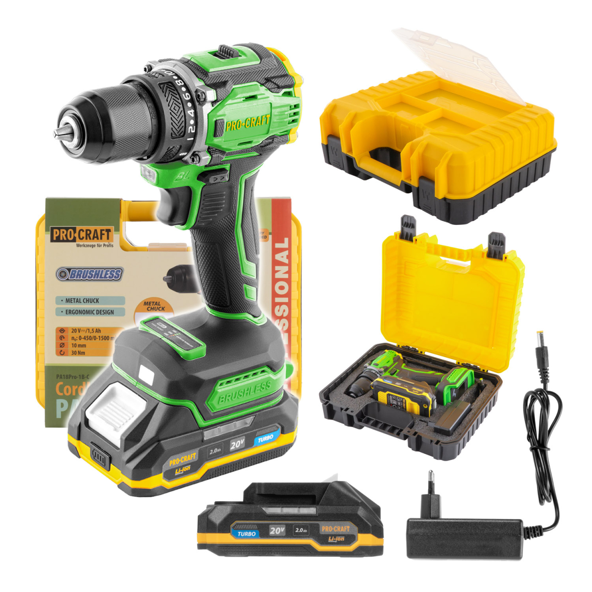 Aku skrutkovač Procraft PA18Pro | PA18Pro PA18Pro