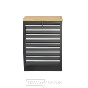 Dielenská skrinka s drevenou pracovnou doskou | 680x465x950 mm Dielenská skrinka s drevenou pracovnou doskou | 680x465x950 mm gallery main image