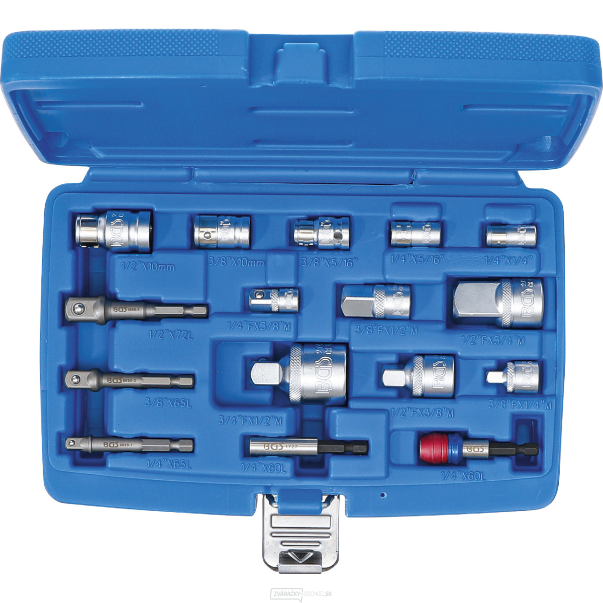 Súprava bitových/nástrčných adaptérov BGS 6779 | 16dielna