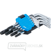 Súprava zahnutých kľúčov BGS 809 | krátke | T-profil (pre Torx) s otvorom T10 - T50 | 9dielna gallery main image