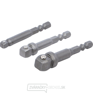 Súprava sklopných adaptérov pre vŕtačky BGS 9162 | pohon vonkajší šesťhran 6,3 mm (1/4 Súprava sklopných adaptérov pre vŕtačky BGS 9162 | pohon vonkajší šesťhran 6,3 mm (1/4