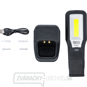 Pracovná COB LED lampa BGS 85347 | sklopná | s nabíjacou stanicou náhled