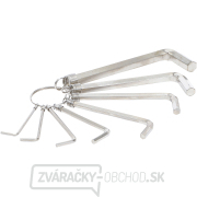 Súprava zahnutých kľúčov BGS 7842 | vnútorný šesťhran 2 - 10 mm | 8dielna gallery main image