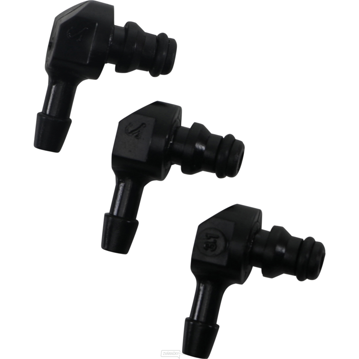 Súprava plastových spojok BGS 8107-22 | tvar L | 30dielna