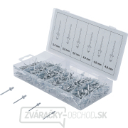 Súprava slepých nitov BGS 8058 | hliník | 2,4 - 4,8 mm | 400dielna Súprava slepých nitov BGS 8058 | hliník | 2,4 - 4,8 mm | 400dielna gallery main image