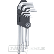 Súprava zahnutých kľúčov BGS 815 | vnútorný šesťhran/vnútorný šesťhran s guľovou hlavou 1,5 - 10 mm | 9dielna Náhľad